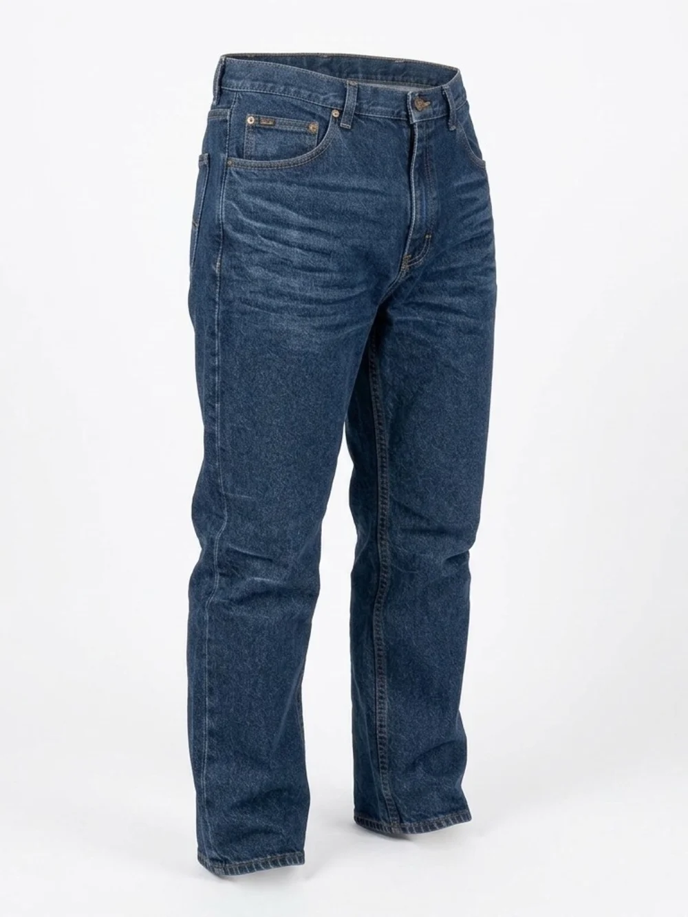 Lee Men's 40x30 Dark Wash Straight Leg Classic Denim Jeans